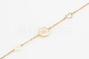 Pridané do zoznamu, Dámsky náramok zlatý AUNARDA000604, cena <span class="woocommerce-Price-amount amount"><bdi>306,00&nbsp;<span class="woocommerce-Price-currencySymbol" translate="no">&euro;</span></bdi></span>.