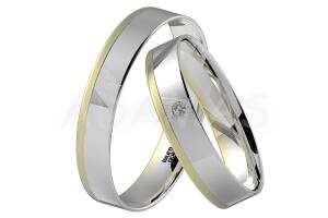 Pridané do zoznamu, Svadobné obrúčky zlaté AUOL000004, cena <span class="woocommerce-Price-amount amount"><bdi>1436,00&nbsp;<span class="woocommerce-Price-currencySymbol">&euro;</span></bdi></span>.