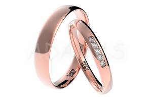 Pridané do zoznamu, Svadobné obrúčky zlaté AUOL000056, cena <span class="woocommerce-Price-amount amount"><bdi>1492,00&nbsp;<span class="woocommerce-Price-currencySymbol">&euro;</span></bdi></span>.