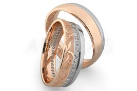 Svadobné obrúčky zlaté AUOL000062