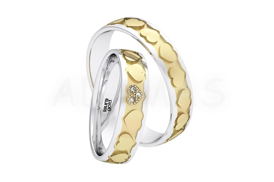 Svadobné obrúčky zlaté AUOL000078
