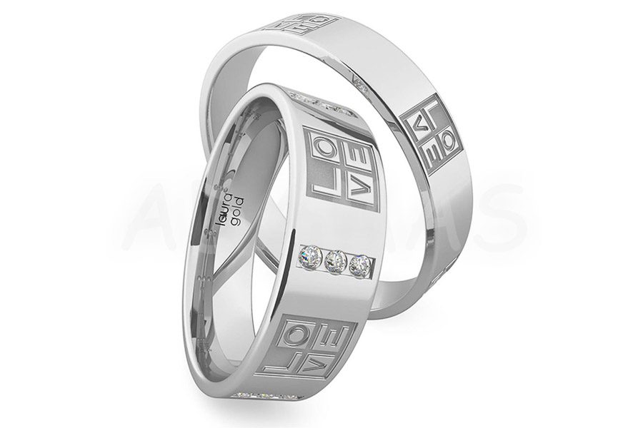 Svadobné obrúčky zlaté AUOL000064