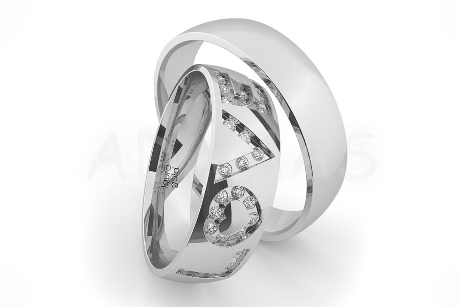 Svadobné obrúčky zlaté AUOL000030