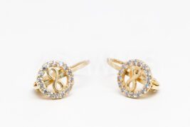 Patentové náušnice zlaté AUNAUP000129