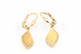 Visiace náušnice zlaté AUNAUV000039