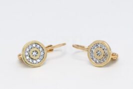 Patentové náušnice zlaté AUNAUP000173