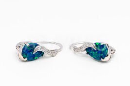 Patentové náušnice strieborné AGNAUP000181