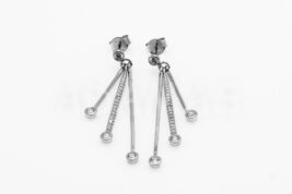 Visiace náušnice strieborné AGNAUV000093