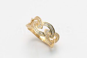 Pridané do zoznamu, Dámsky prsteň zlatý AUPD000803, cena <span class="woocommerce-Price-amount amount"><bdi>504,00&nbsp;<span class="woocommerce-Price-currencySymbol">&euro;</span></bdi></span>.