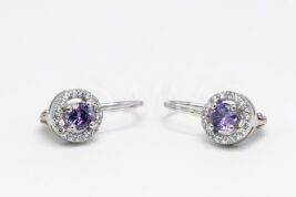 Patentové náušnice strieborné AGNAUP000197