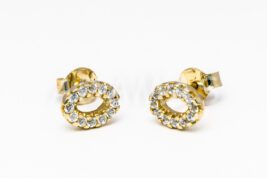 Napichovacie náušnice zlaté AUNAUN000206