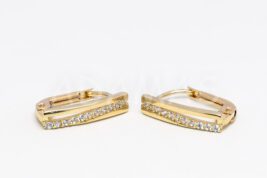 Patentové náušnice zlaté AUNAUP000204