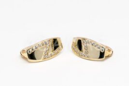 Patentové náušnice zlaté AUNAUP000206