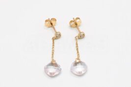 Visiace náušnice zlaté AUNAUV000115