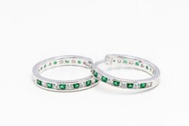 Kruhové náušnice strieborné AGNAUK000248