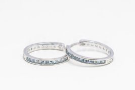 Kruhové náušnice strieborné AGNAUK000249