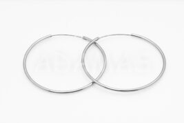 Kruhové náušnice strieborné AGNAUK000264