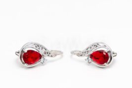 Patentové náušnice strieborné AGNAUP000239