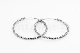 Kruhové náušnice strieborné AGNAUK000292