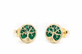 Napichovacie náušnice zlaté AUNAUN000253