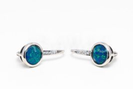 Patentové náušnice strieborné AGNAUP000307