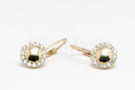 Patentové náušnice zlaté AUNAUP000255