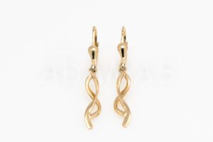 Pridané do zoznamu, Visiace náušnice zlaté AUNAUV000124, cena <span class="woocommerce-Price-amount amount"><bdi>387,00&nbsp;<span class="woocommerce-Price-currencySymbol">&euro;</span></bdi></span>.