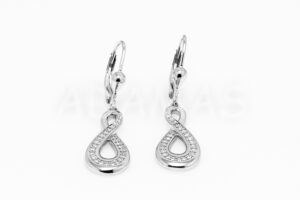 Pridané do zoznamu, Visiace náušnice strieborné AGNAUV000124, cena <span class="woocommerce-Price-amount amount"><bdi>39,00&nbsp;<span class="woocommerce-Price-currencySymbol">&euro;</span></bdi></span>.