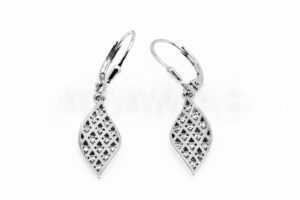 Pridané do zoznamu, Visiace náušnice strieborné AGNAUV000129, cena <span class="woocommerce-Price-amount amount"><bdi>44,00&nbsp;<span class="woocommerce-Price-currencySymbol">&euro;</span></bdi></span>.