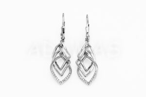 Pridané do zoznamu, Visiace náušnice strieborné AGNAUV000130, cena <span class="woocommerce-Price-amount amount"><bdi>51,00&nbsp;<span class="woocommerce-Price-currencySymbol">&euro;</span></bdi></span>.