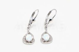 Visiace náušnice strieborné AGNAUV000134