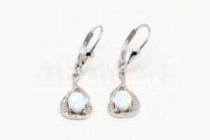 Pridané do zoznamu, Visiace náušnice strieborné AGNAUV000134, cena <span class="woocommerce-Price-amount amount"><bdi>45,00&nbsp;<span class="woocommerce-Price-currencySymbol">&euro;</span></bdi></span>.