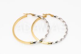 Kruhové náušnice zlaté AUNAUK000240