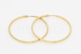 Kruhové náušnice zlaté AUNAUK000244