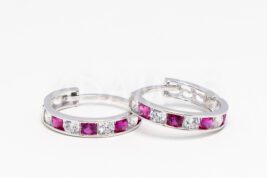 Kruhové náušnice zlaté AUNAUK000254