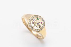 Pridané do zoznamu, Dámsky prsteň zlatý AUPD001040, cena <span class="woocommerce-Price-amount amount"><bdi>513,00&nbsp;<span class="woocommerce-Price-currencySymbol">&euro;</span></bdi></span>.