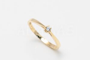 Pridané do zoznamu, Dámsky prsteň zlatý AUPD001047, cena <span class="woocommerce-Price-amount amount"><bdi>279,00&nbsp;<span class="woocommerce-Price-currencySymbol">&euro;</span></bdi></span>.