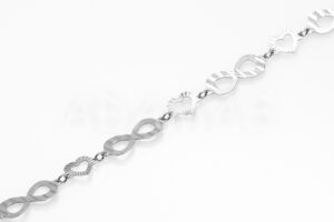 Pridané do zoznamu, Dámsky náramok strieborný AGNARDA000717, cena <span class="woocommerce-Price-amount amount"><bdi>24,00&nbsp;<span class="woocommerce-Price-currencySymbol">&euro;</span></bdi></span>.