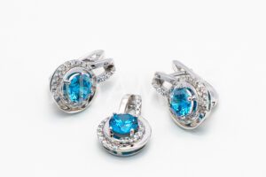 Pridané do zoznamu, Strieborná súprava AGSU000217, cena <span class="woocommerce-Price-amount amount"><bdi>81,00&nbsp;<span class="woocommerce-Price-currencySymbol">&euro;</span></bdi></span>.