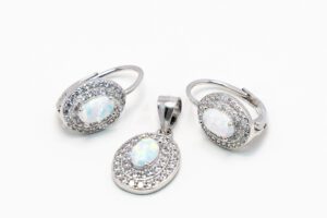 Pridané do zoznamu, Strieborná súprava AGSU000222, cena <span class="woocommerce-Price-amount amount"><bdi>53,00&nbsp;<span class="woocommerce-Price-currencySymbol">&euro;</span></bdi></span>.