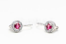 Patentové náušnice strieborné AGNAUP000366