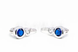 Patentové náušnice strieborné AGNAUP000384