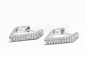 Pridané do zoznamu, Náušnice s anglickým patentom strieborné AGNAUA000186, cena <span class="woocommerce-Price-amount amount"><bdi>48,00&nbsp;<span class="woocommerce-Price-currencySymbol" translate="no">&euro;</span></bdi></span>.