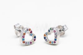 Napichovacie náušnice strieborné AGNAUN000711