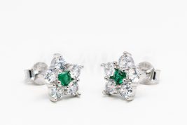 Napichovacie náušnice strieborné AGNAUN000720