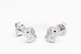 Napichovacie náušnice strieborné AGNAUN000732