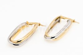 Kruhové náušnice zlaté AUNAUK000279