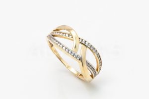 Pridané do zoznamu, Dámsky prsteň zlatý AUPD001112, cena <span class="woocommerce-Price-amount amount"><bdi>396,00&nbsp;<span class="woocommerce-Price-currencySymbol">&euro;</span></bdi></span>.