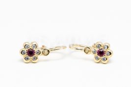 Detské náušnice zlaté AUNAUD000341