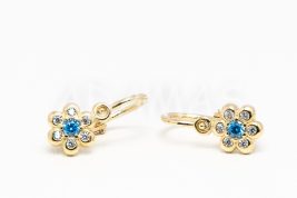 Detské náušnice zlaté AUNAUD000343